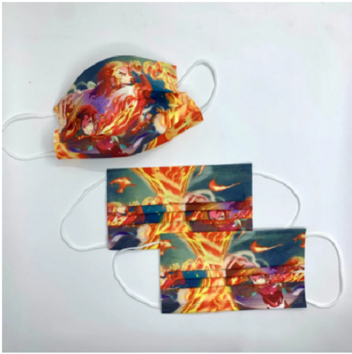 Anime Demon Slayer Disposable Face Mask x10 - Kiwi Kids Boutique