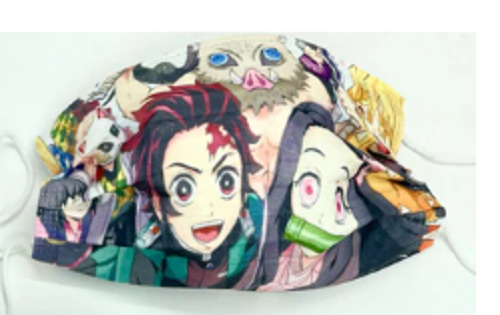 Anime Demon Slayer Disposable Face Mask x10 - Kiwi Kids Boutique