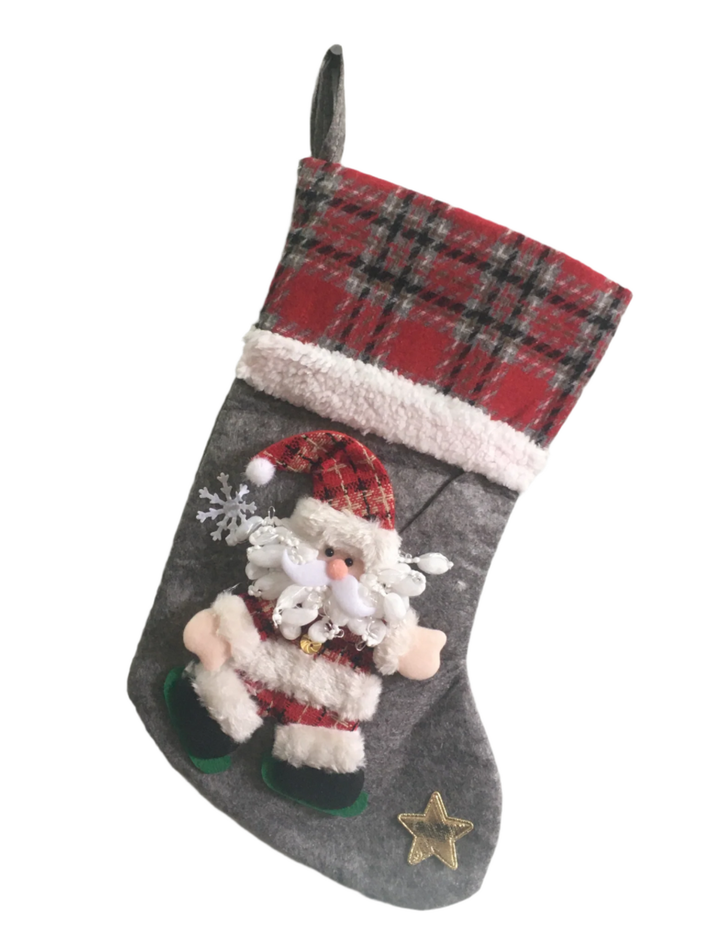 Santa Clause Christmas Stocking - Kiwi Kids Boutique
