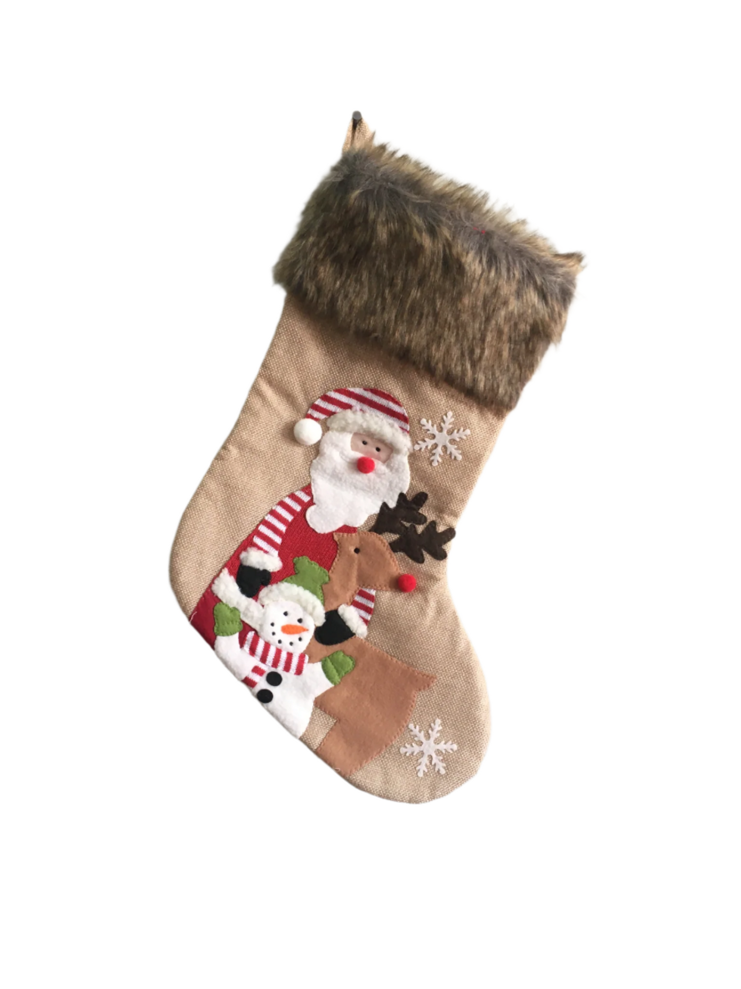 Santa Clause Christmas Stocking - Kiwi Kids Boutique