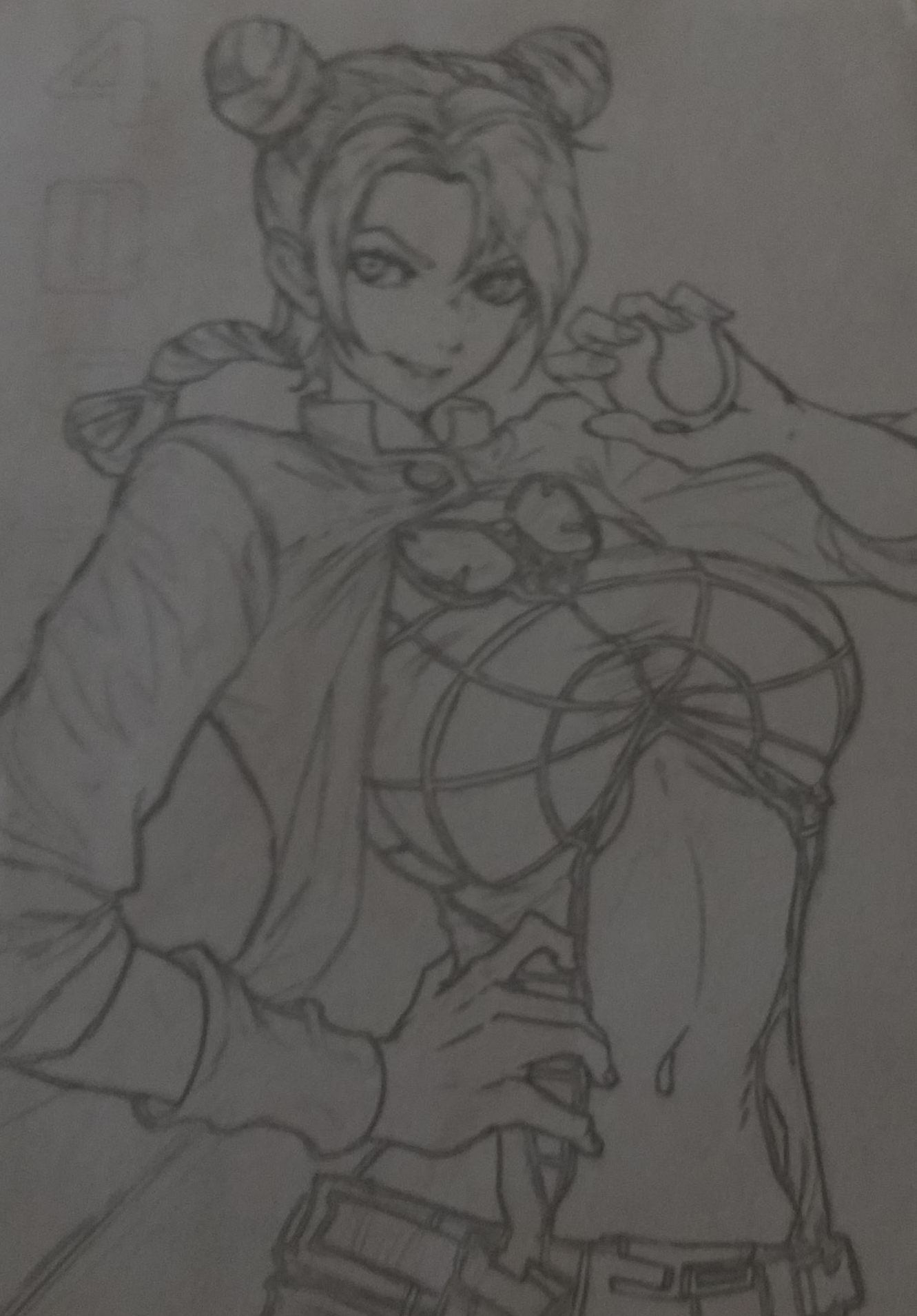 Anime JoJo's Bizarre Adventure: Stone Ocean Sketch/color ins - Kiwi Kids Boutique
