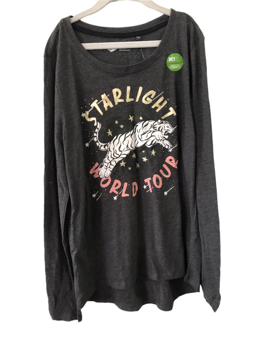 Starlight World Tour T-Shirt Grey Long Sleeved - Kiwi Kids Boutique