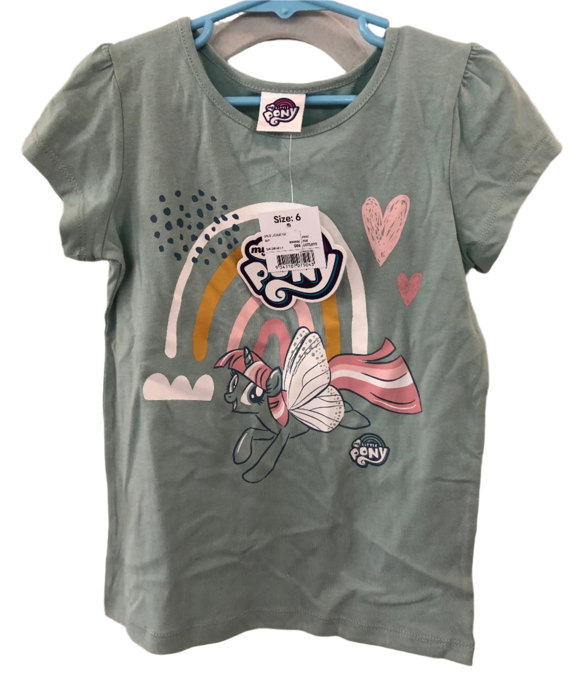 My Little Pony Rainbow T-Shirt Green - Kiwi Kids Boutique