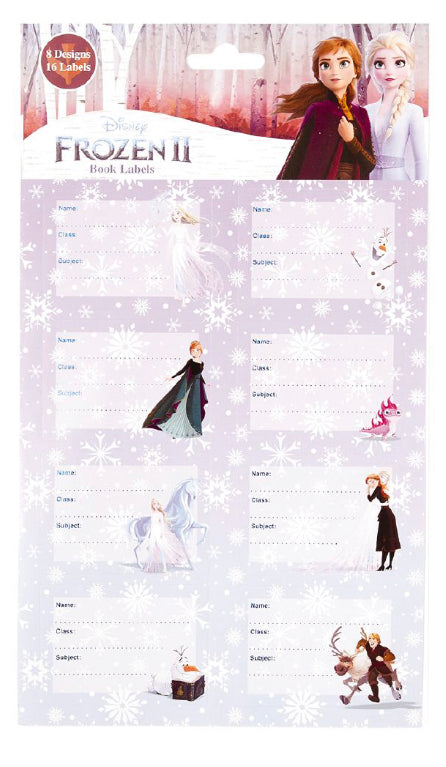 Frozen II Book Labels - Kiwi Kids Boutique