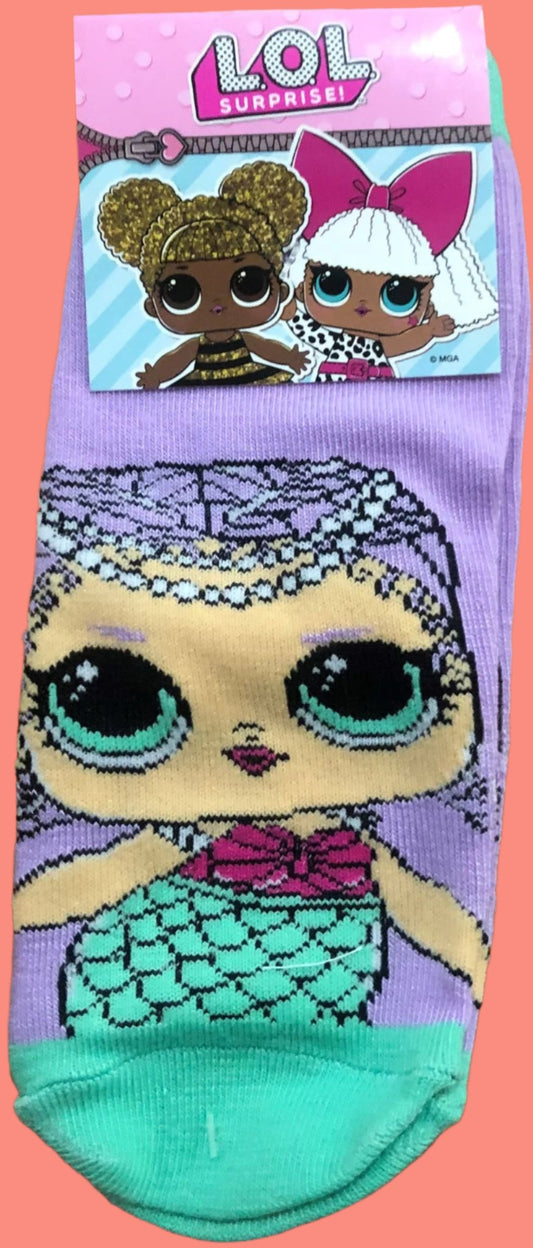 L.O.L Surprise Socks 1 Pair Size 7-3 Shoe - Kiwi Kids Boutique