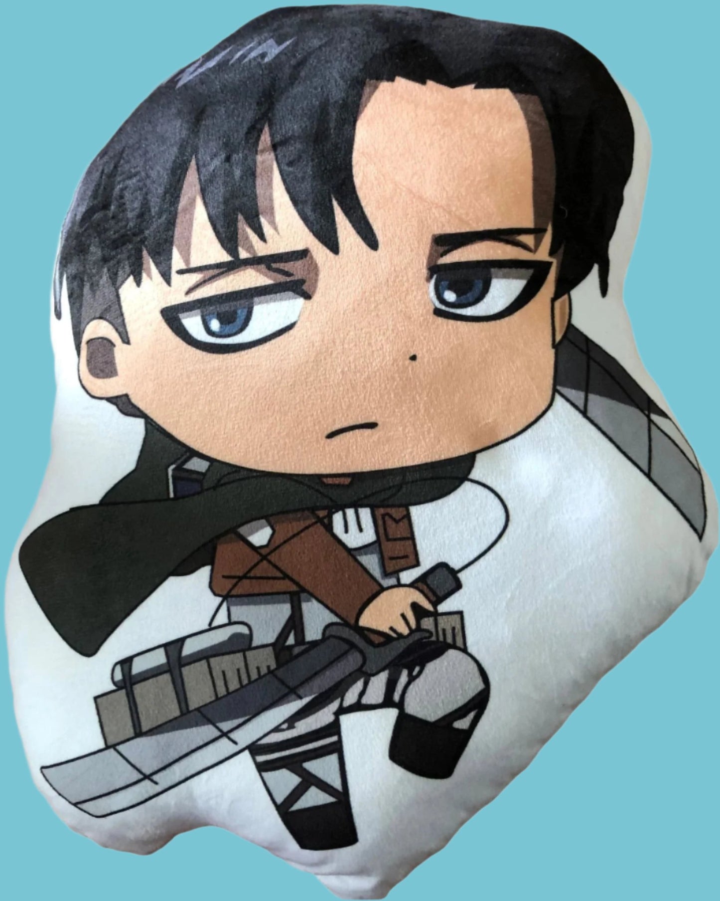 Anime Attack on Titan Levi Plush Cushion - Kiwi Kids Boutique