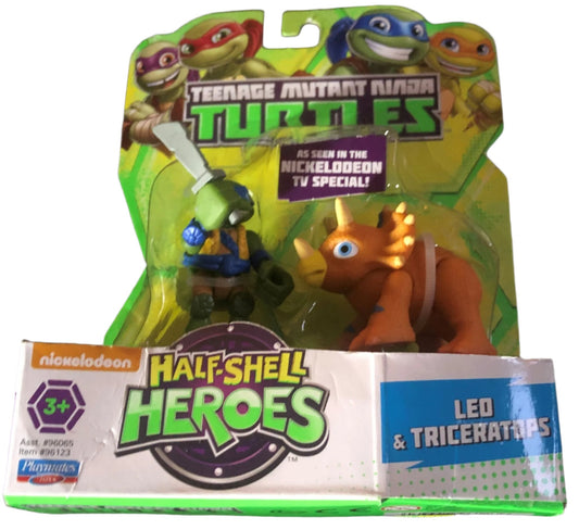 Leo & Triceratops - Teenage Mutant Ninja Turtles Half-Shell Heroes - Kiwi Kids Boutique