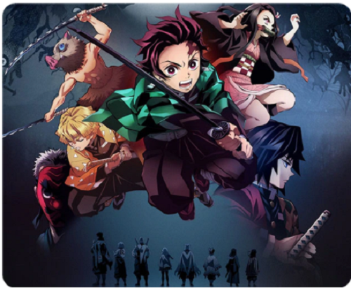 Anime Demon Slayer Characters Mouse Pad - Kiwi Kids Boutique