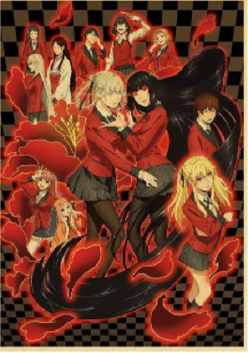 Anime Kakegurui Characters Poster - Kiwi Kids Boutique