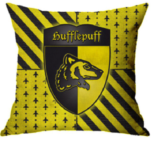 Harry Potter Hufflepuff Cushion Cover 45 x 45 cm - Kiwi Kids Boutique