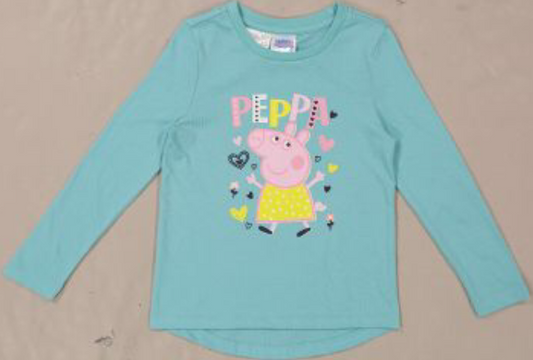 Peppa Pig Long Sleeved T-Shirt Grenn - Kiwi Kids Boutique