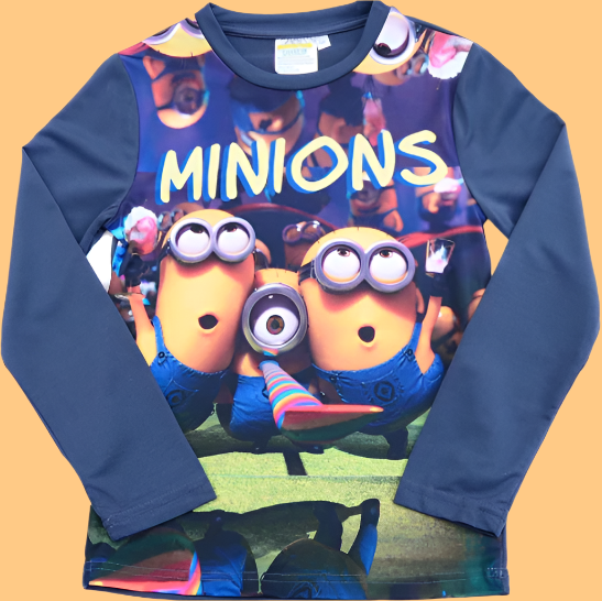 Minions T-Shirt Long Sleeved - Kiwi Kids Boutique