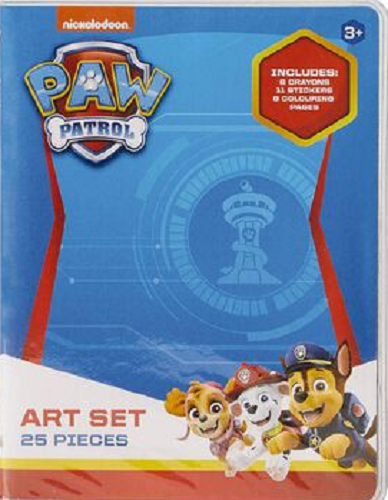 Paw Patrol 25 Piece Art Set New - Kiwi Kids Boutique