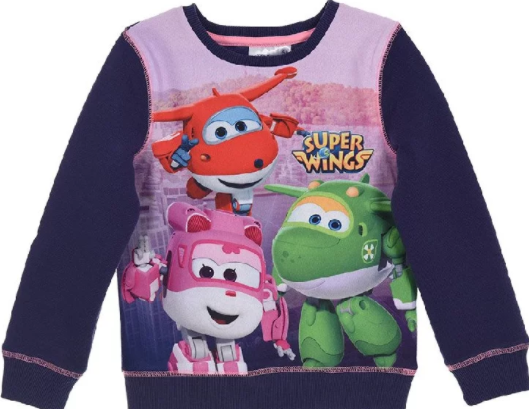 Super Wings Sweatshirt Blue - Kiwi Kids Boutique