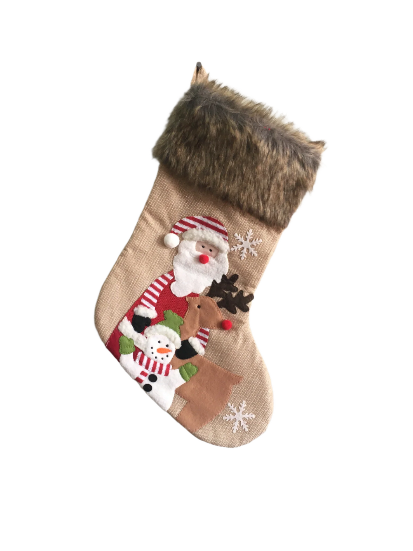 Santa Clause Christmas Stocking -  Kiwi Kids Boutique