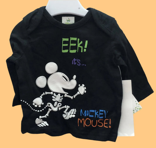 EEk! It's Mickey Mouse T-Shirt Long Sleeved - Kiwi Kids Boutique