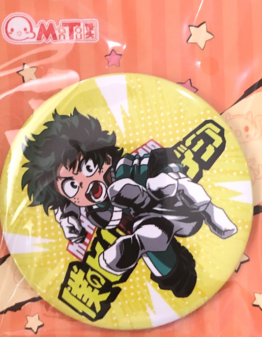 Anime My Hero Academia Izuku Midoriya Badge - Kiwi Kids Boutique