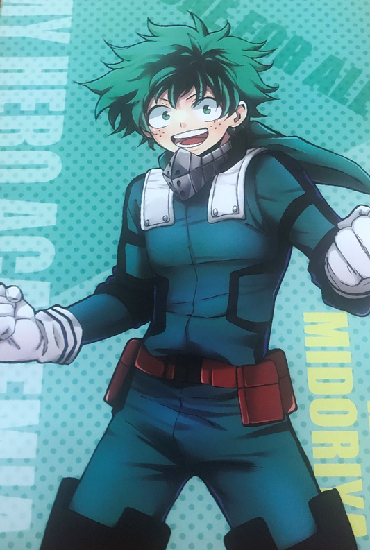 Anime My Hero Academia Izuku Midoriya Character Poster - Kiwi Kids Boutique