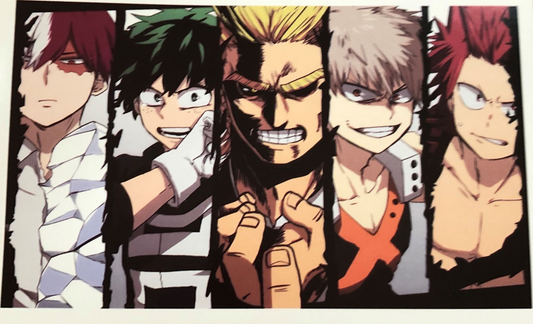 Anime My Hero Academia Postcard - Kiwi Kids Boutique