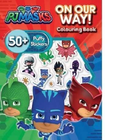 PJ Masks On Our Way Colouring Book - Kiwi Kids Boutique