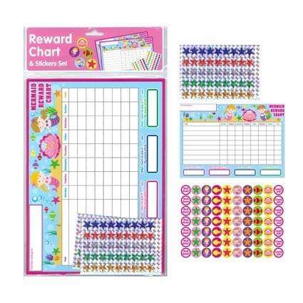 Mermaid Reward Chart - Kiwi Kids Boutique