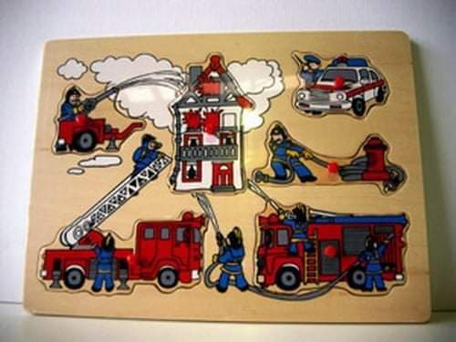 Wooden Emergency Services Puzzle - Kiwi Kids Boutique