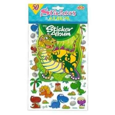 Dinosaur Sticker Album - Kiwi Kids Boutique