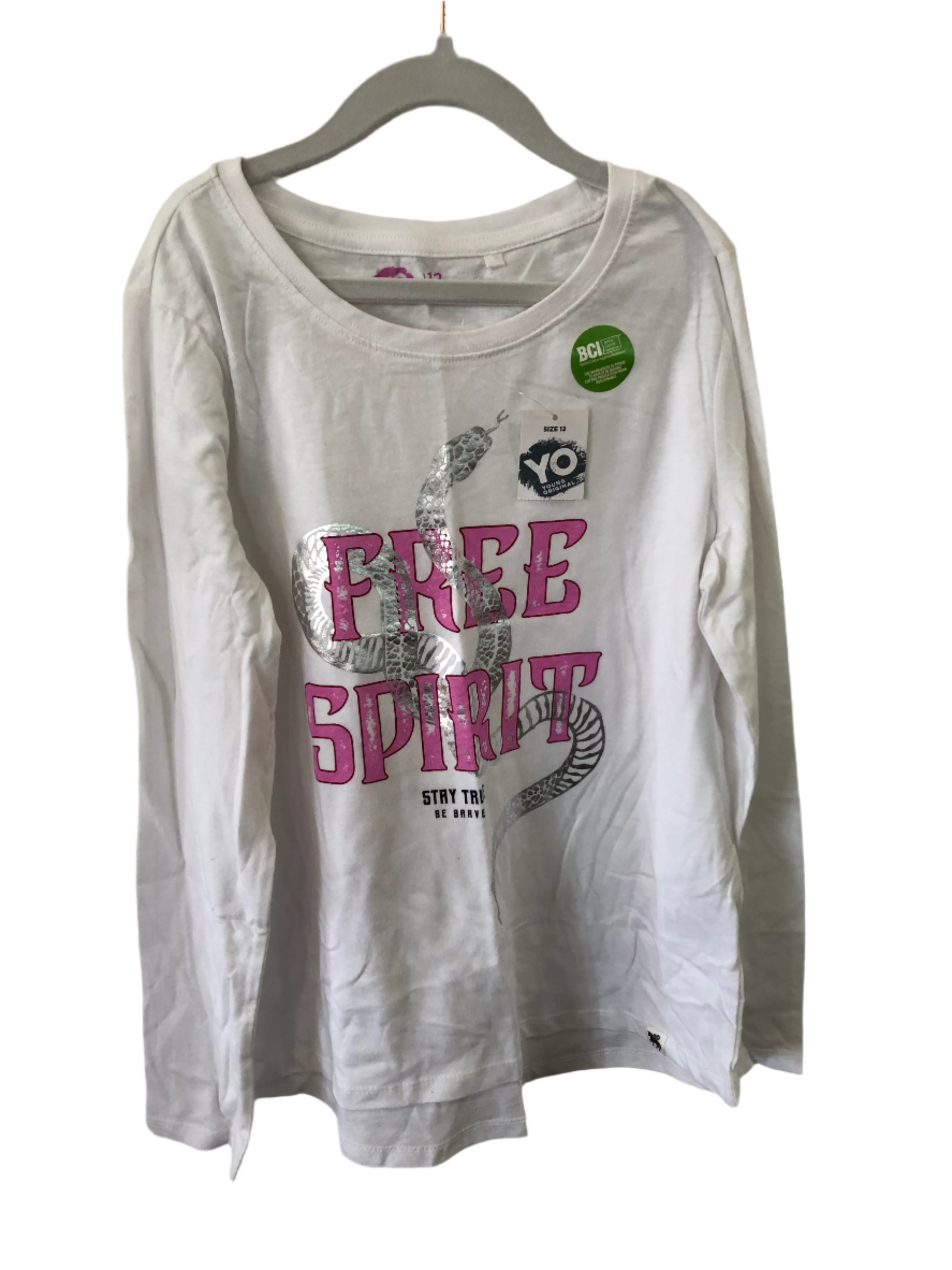 Free Spirit T-shirt Long Sleeved - Kiwi Kids Boutique