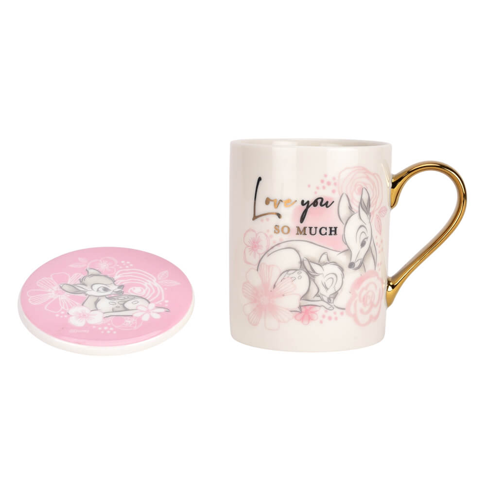 Bambi Mug and Coaster - Love You So Much -  Kiwi Kids Boutique