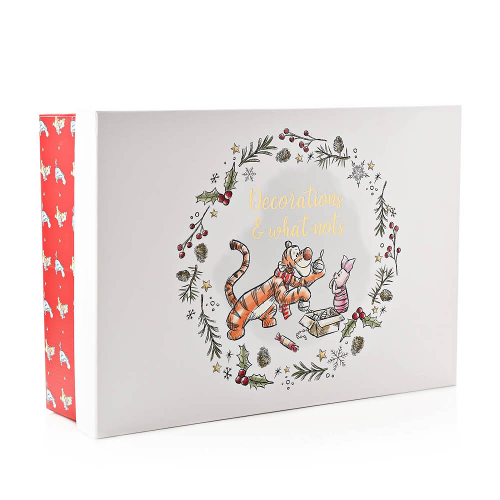 Winnie The Pooh Christmas Decorations Storage Box -  Kiwi Kids Boutique