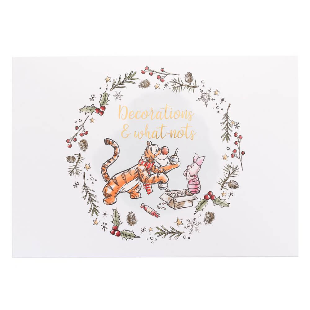 Winnie The Pooh Christmas Decorations Storage Box -  Kiwi Kids Boutique